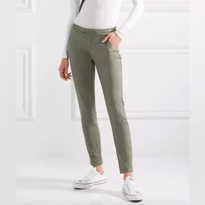 ATM ANTHONY THOMAS MELILLO Army Green Stretch Cotton Slim Pants Women's Sz 2